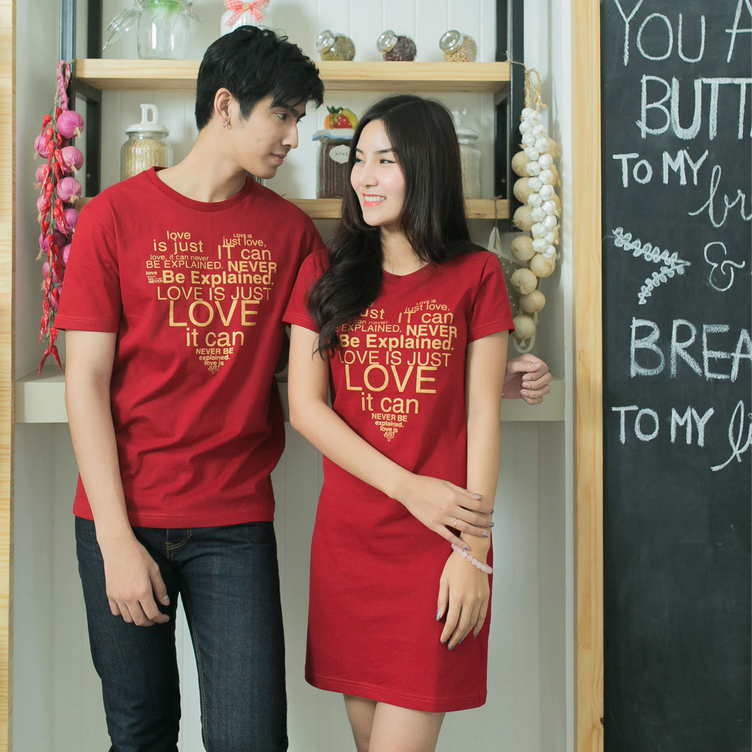 001_Love (Red) Couple Dress and Top – Me&U