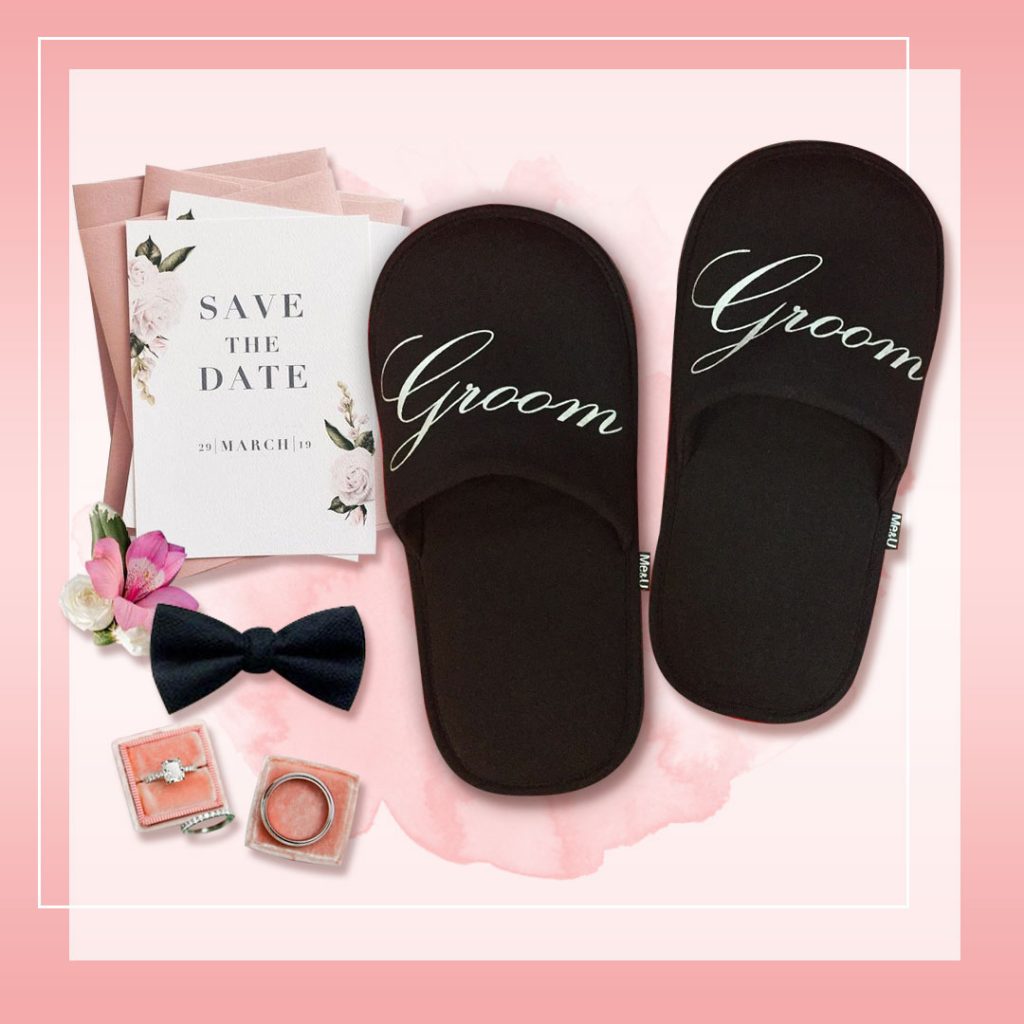 Bride & Groom Couple Bedroom Slippers – Me&U