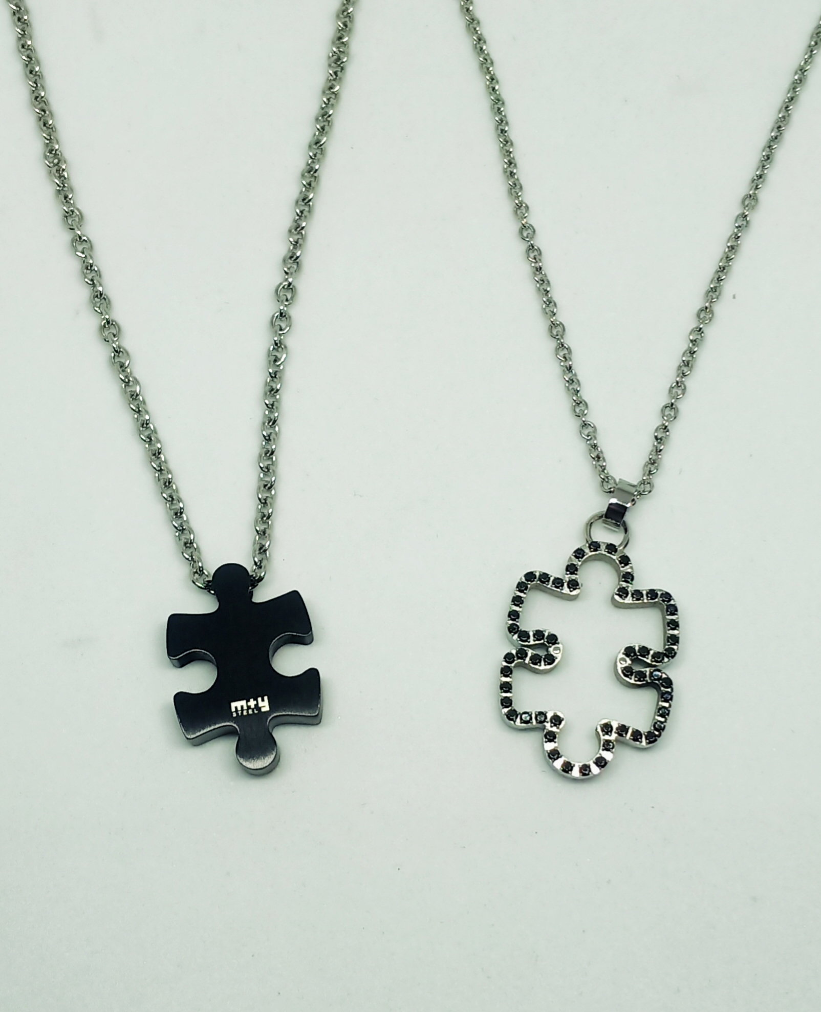 Handmade Bronze or Silver Missing Puzzle Piece Friendship Necklace Set (Or  Single Necklace) — Bang-Up Betty